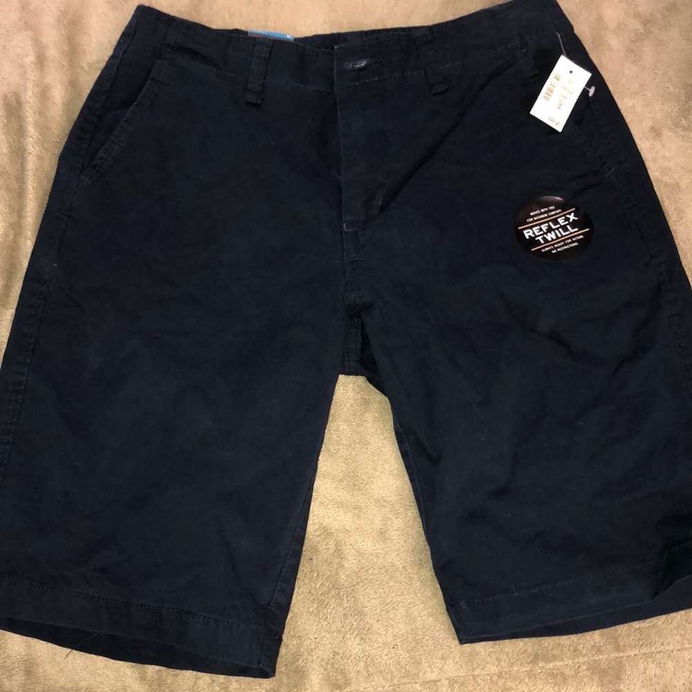Aeropostale Reflex Twill Dark Navy Shorts Size 30 BRAND NEW PERFECT CONDITION